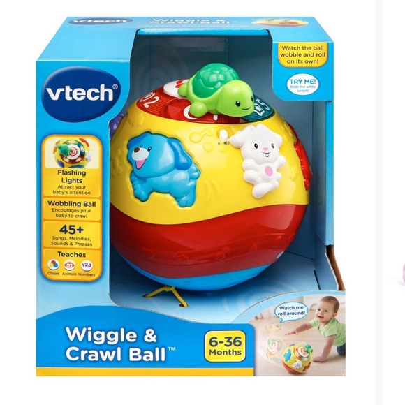VTech Wiggle & Crawl Ball - Picture 1 of 5